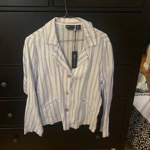 New Jones of New York gauze blazer